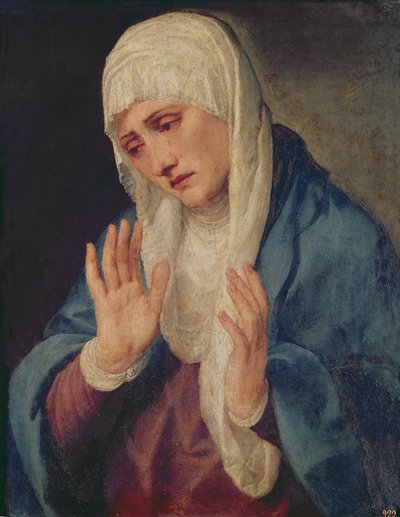 Mater Dolorosa, 1555 by Tiziano Vecelli